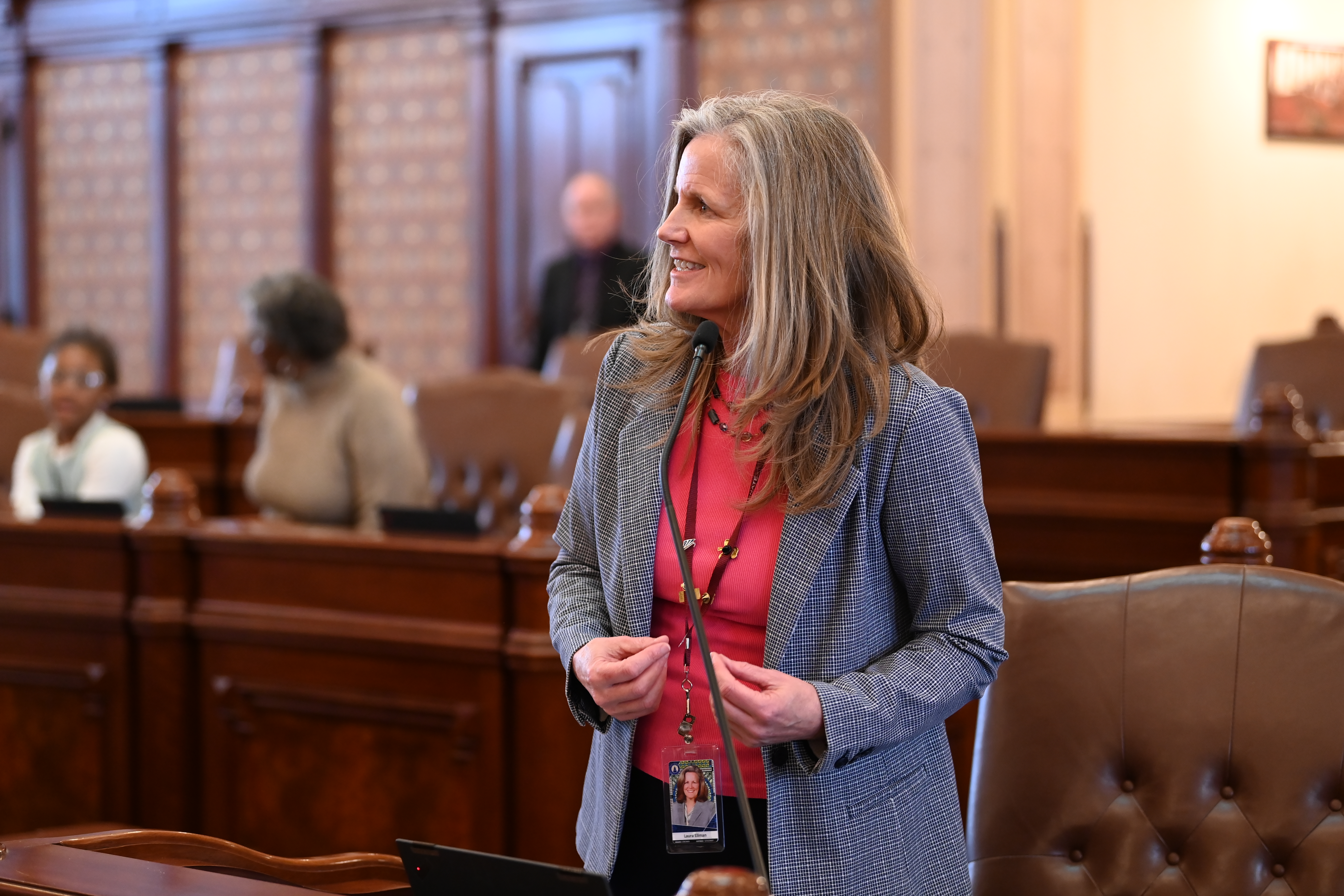 State Senator Laura Ellman